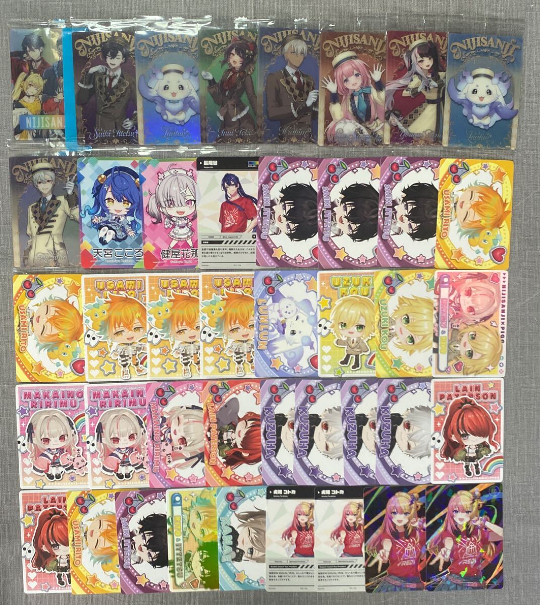 【y2926】 にじさんじフェス にじさんじチップス カード まとめ売り 42枚