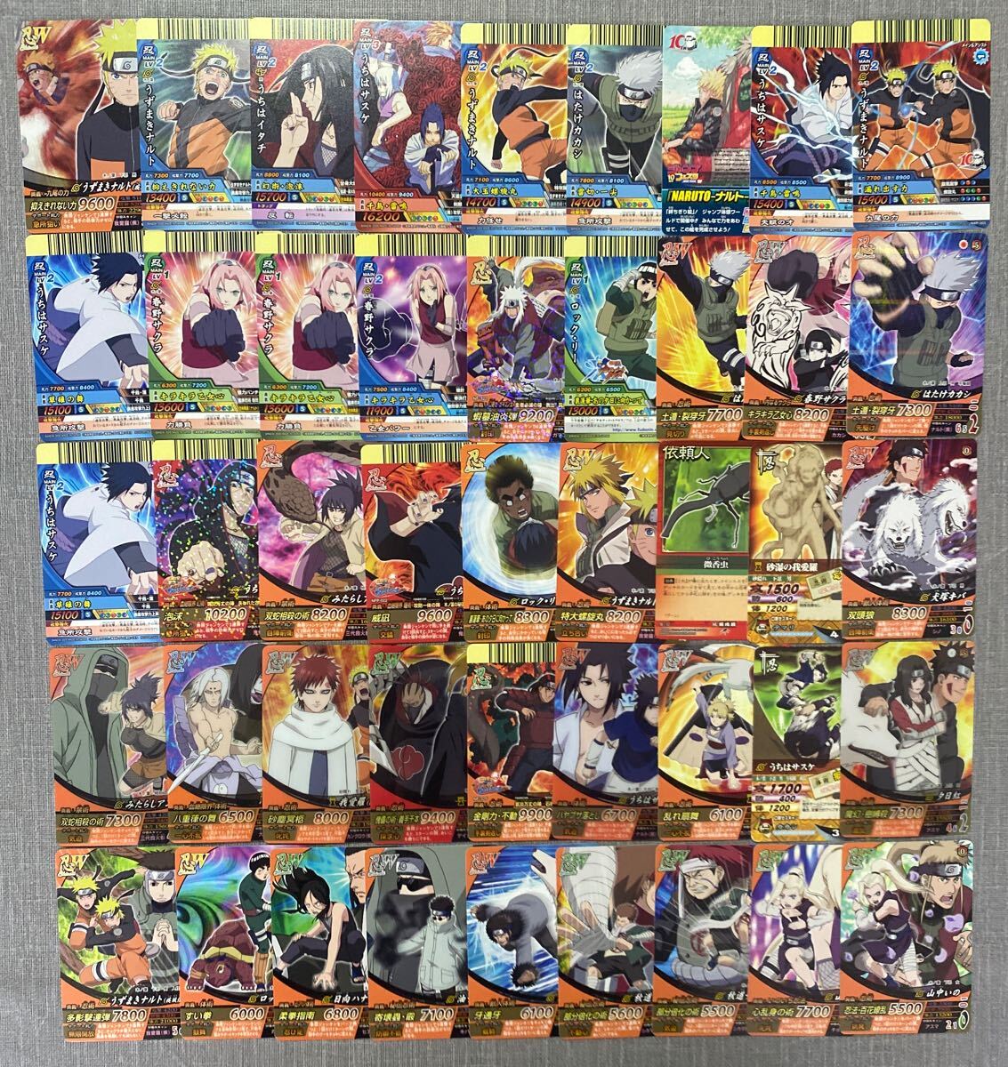 【y2949】 ナルト NARUTO ナルティメットフォーメーション カード ナルティメットクロス プロモあり まとめ売り 64枚