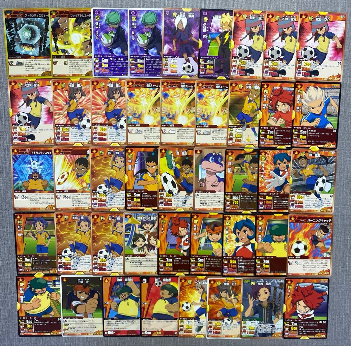 【y2776】 イナズマイレブン カード 絶版 まとめ売り 44枚
