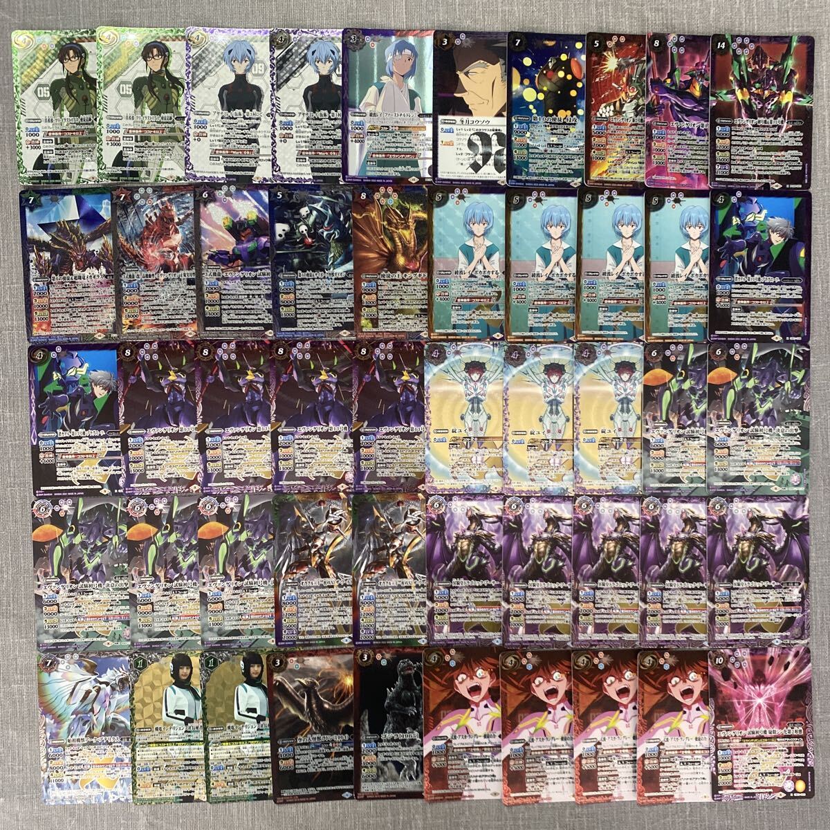 【y2886】バトルスピリッツ キラカード Xレア シークレット エヴァコラボなど まとめ売り 152枚