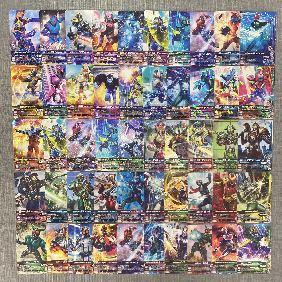 【y2930】 ガンバライジング キラカードのみ まとめ売り 470枚