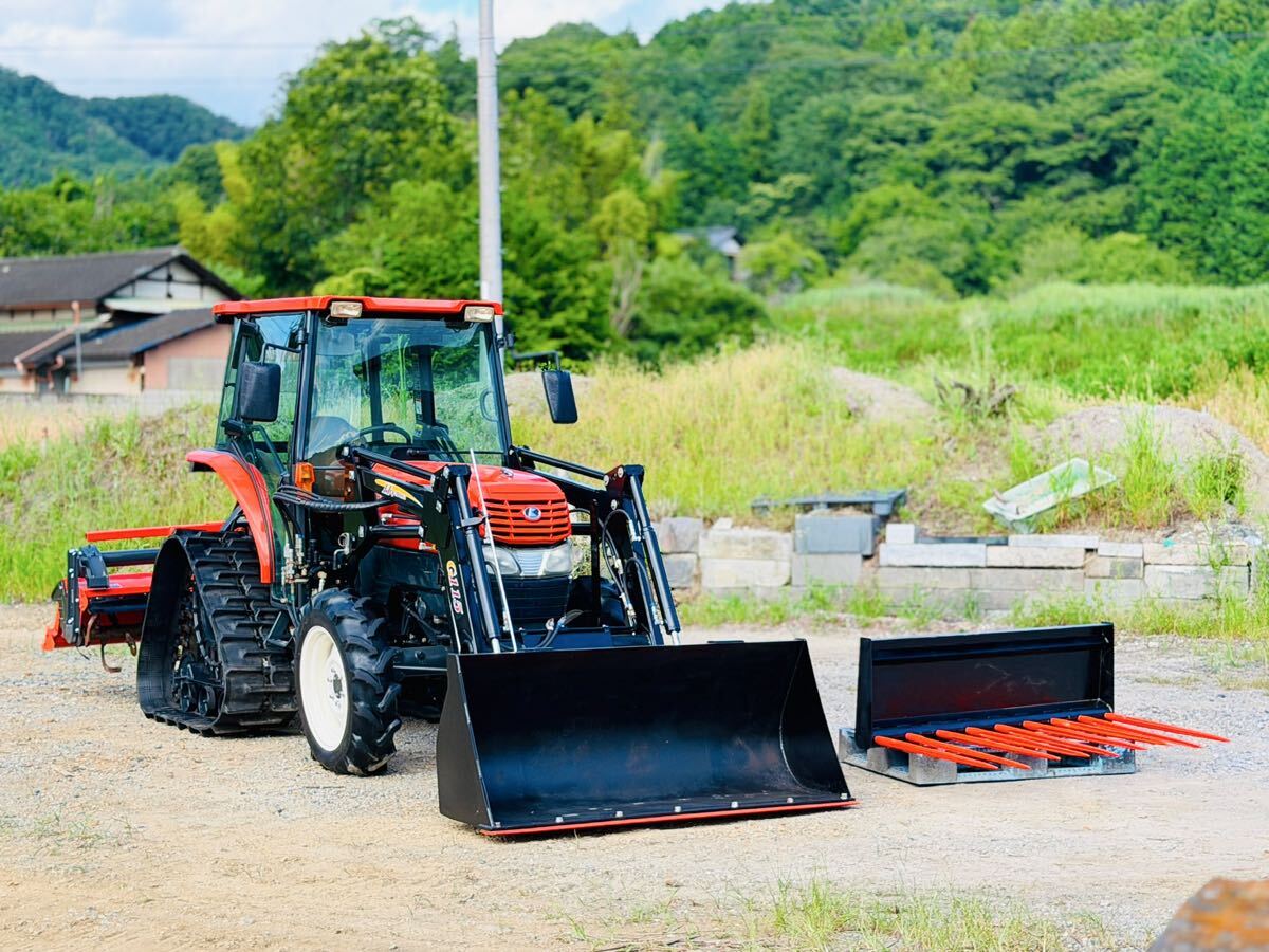★★ クボタ KUBOTA KL500★49馬力★481時間★ハヤブサ G115フロントローダー★ RM2001Kロータリー★キャビン・エアコン★即使用可能 ★★