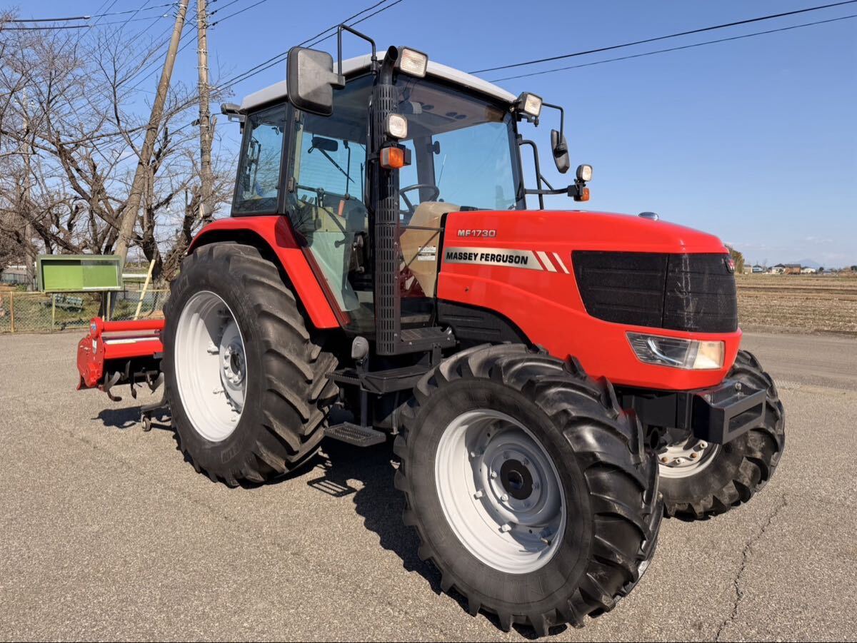 ★★マッセイファーガソン トラクター MF1730★★116馬力★878時間 ★高出力★4WD★自動水平★コバヤシ KJF242KWTロータリー付★