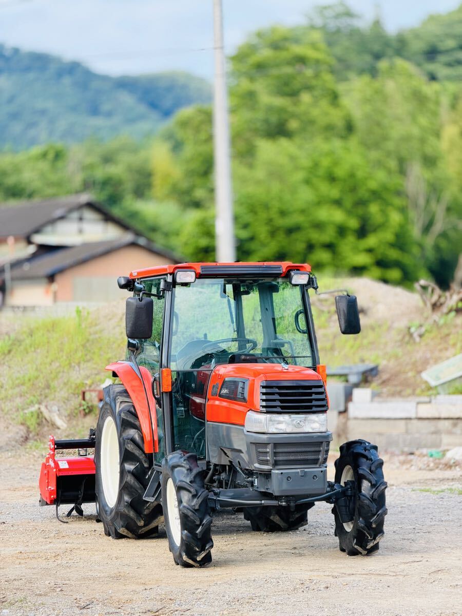 ★クボタトラクター KL33 ★33馬力 ★使用時間517時間★ニプロロータリー CX1705 ★自動水平制御 ★ パワーステアリング ★ PTO ★栃木県★