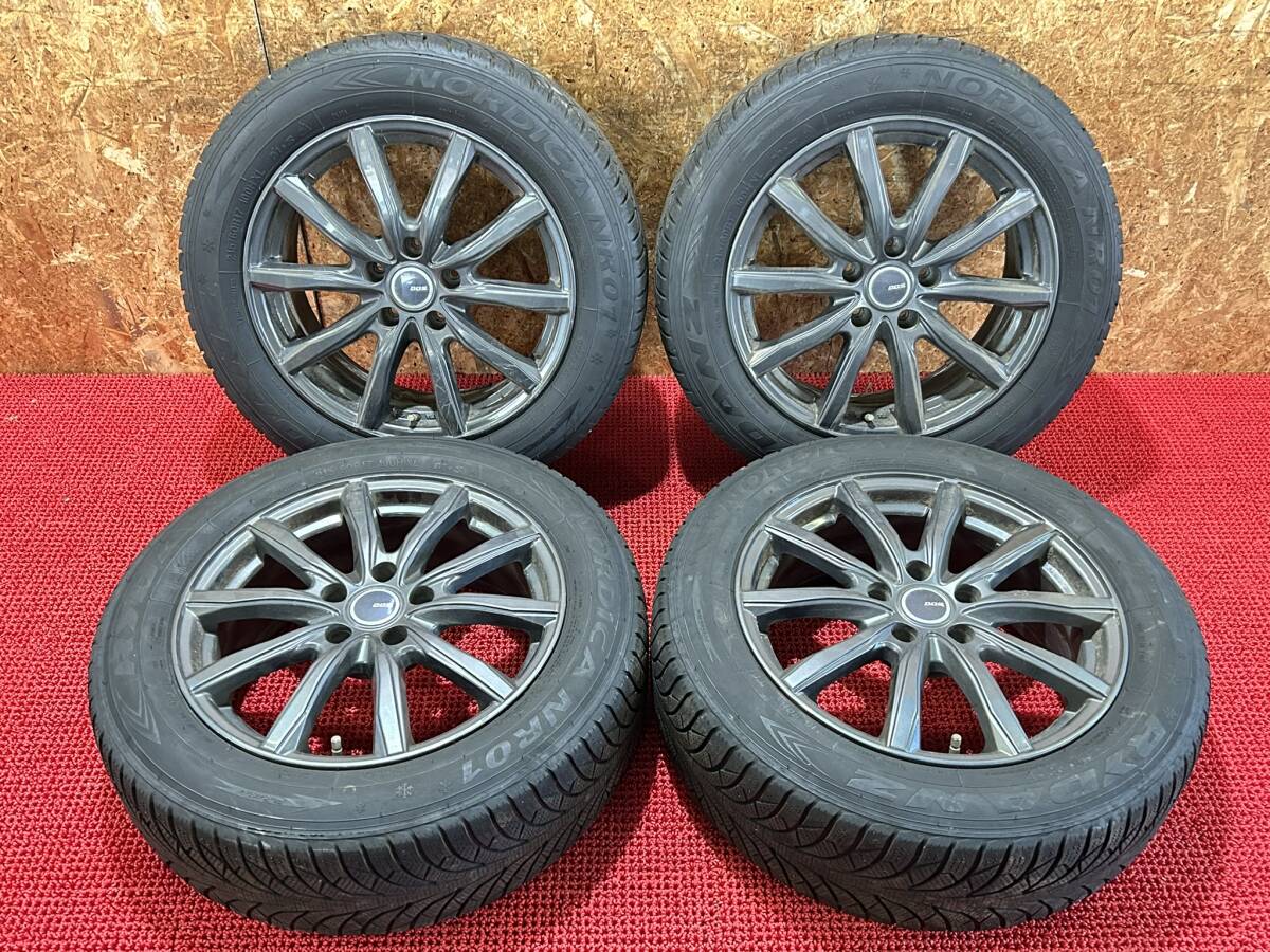 DOS 17×7J ＋40 5穴 PCD114.3 RYDANZ NORDICA NR01 215/60/R17 売切!!