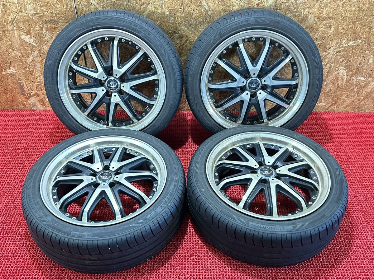 STEINER 17×7J ＋50 5穴 PCD100 TRIANGLE SPORT EX 215/45/R17 売切!!