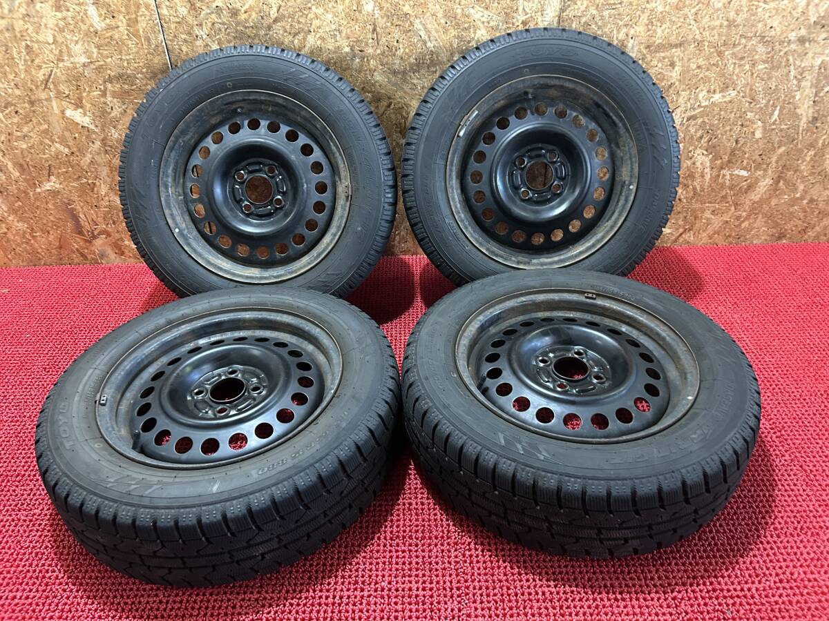 TOYO GARIT GIZ 185/65/R15 鉄ホイール 15×6.5J 4穴 PCD100 売切!!