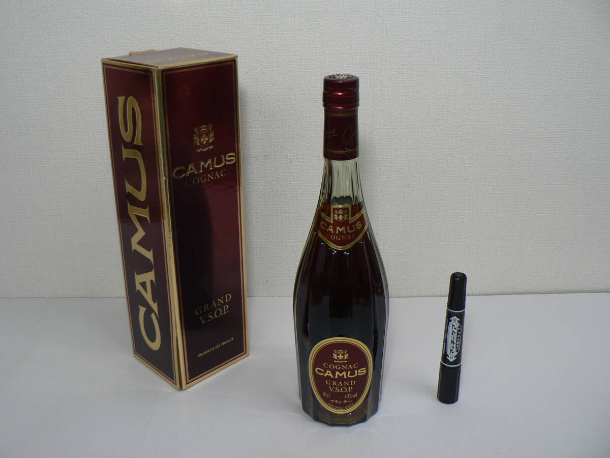 酒 ブランデー コニャック 未開栓『CAMUS GRAND V.S.O.P. / カミュ グラン V.S.O.P.』ニッカウヰスキー 内容量700ml アルコール度数40%