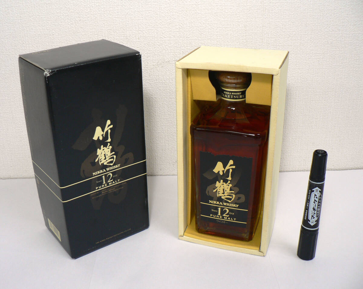 酒 ウイスキー 未開栓『ニッカ 竹鶴12年ピュアモルト 角瓶 : TK-12Y』ニッカウヰスキー 内容量660ml アルコール度数40%