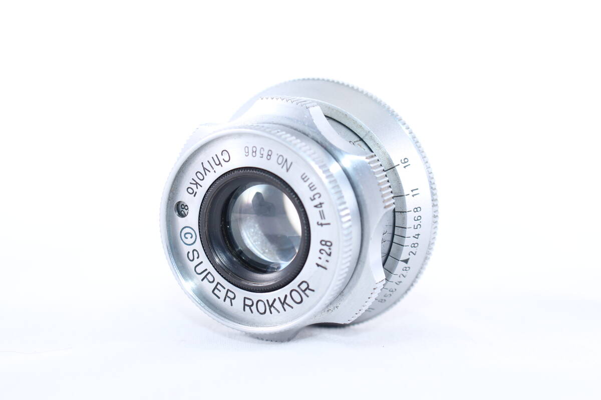 ★実用美品★千代田光学 Chiyoko SUPER ROKKOR 45mm F2.8 ★動作OK★#G696