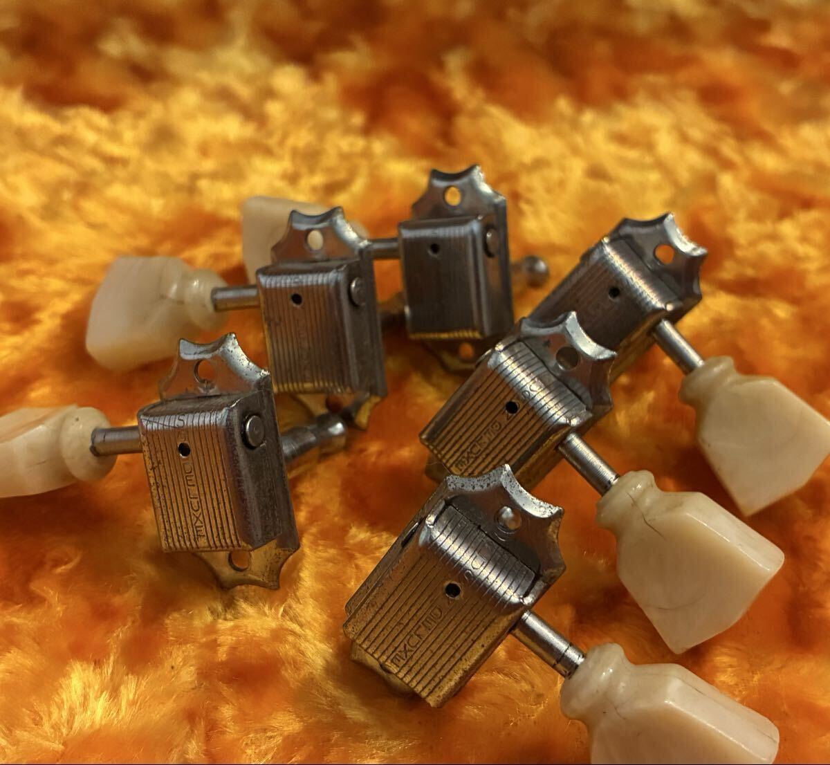 ビンテージ Kluson Deluxe Single line Nickel ペグ Gibson バーストペグ マーブルキーストーン Les Paul ES SG ギター