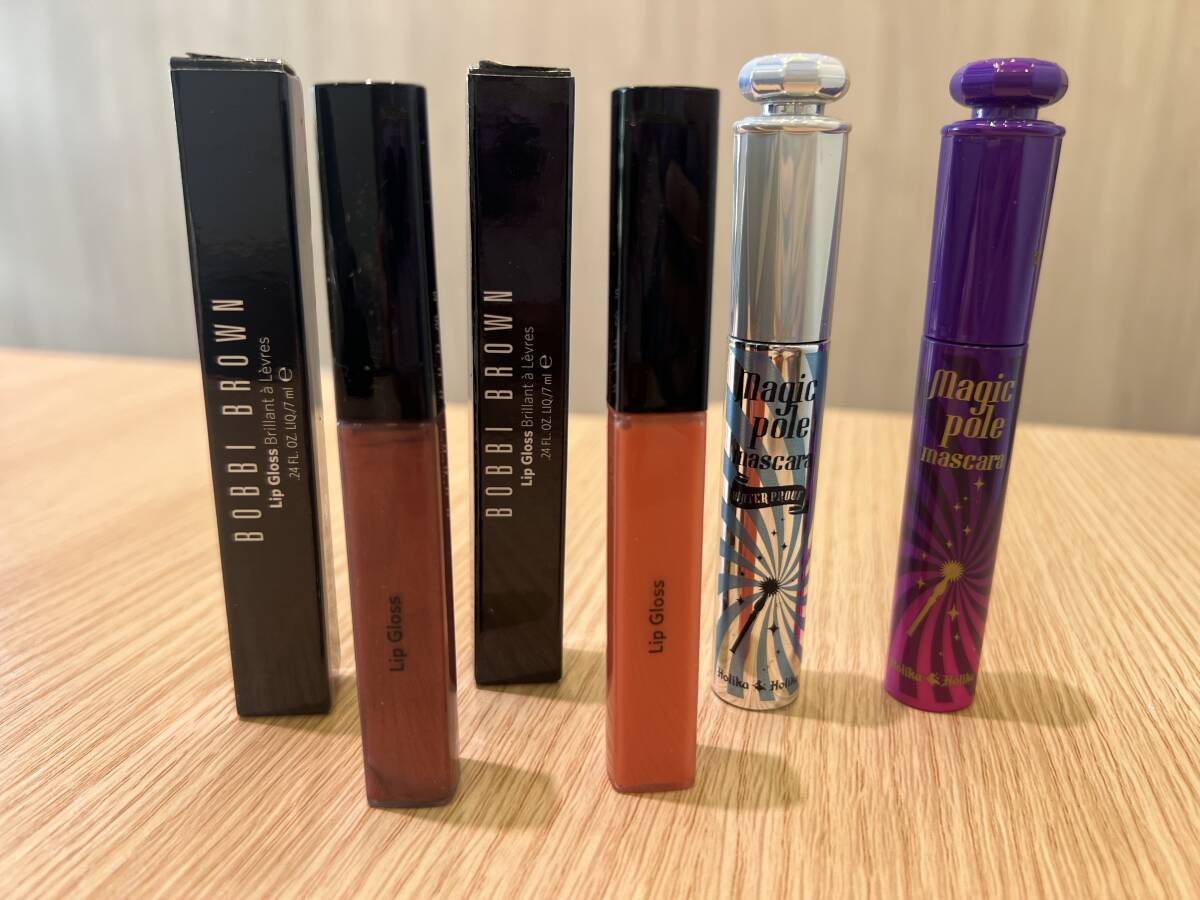＃45 ボビィ ブラウン BOBBI BROWN リップ グロス フェイバリット 6 31 マジックポール ホリカホリカ マスカラ 2本 現状品 長期保管品