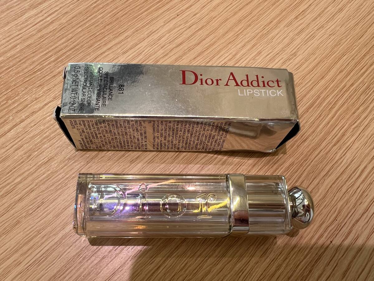 ＃162 Dior ディオール Addict LIPSTICK 881 ルージュ 口紅 コスメ 化粧品 未使用品