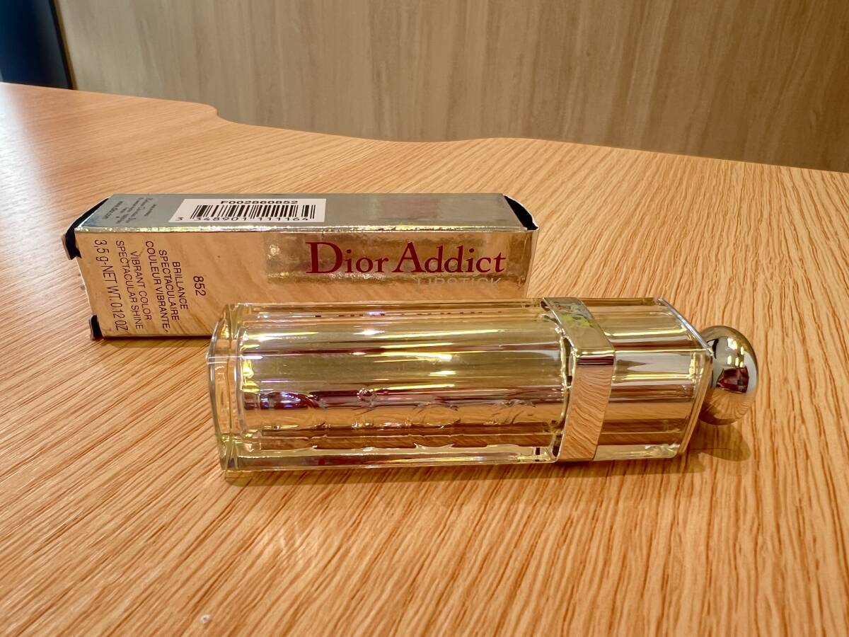 ＃163 Dior ディオール Addict LIPSTICK 852 ルージュ 口紅 コスメ 化粧品 未使用品
