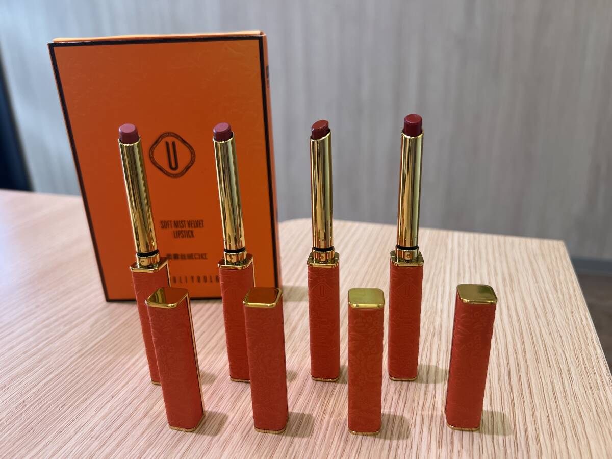 ＃165 YOULIYOULA SOFT MIST VELVET LIPSTICK 口紅 4本 セット 箱付 未使用品