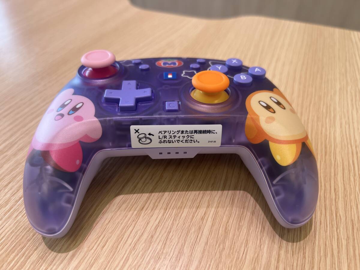 ＃266 星のカービィ ワイヤレスホリパッド ムラサキ Nintendo Switch 2 現状品