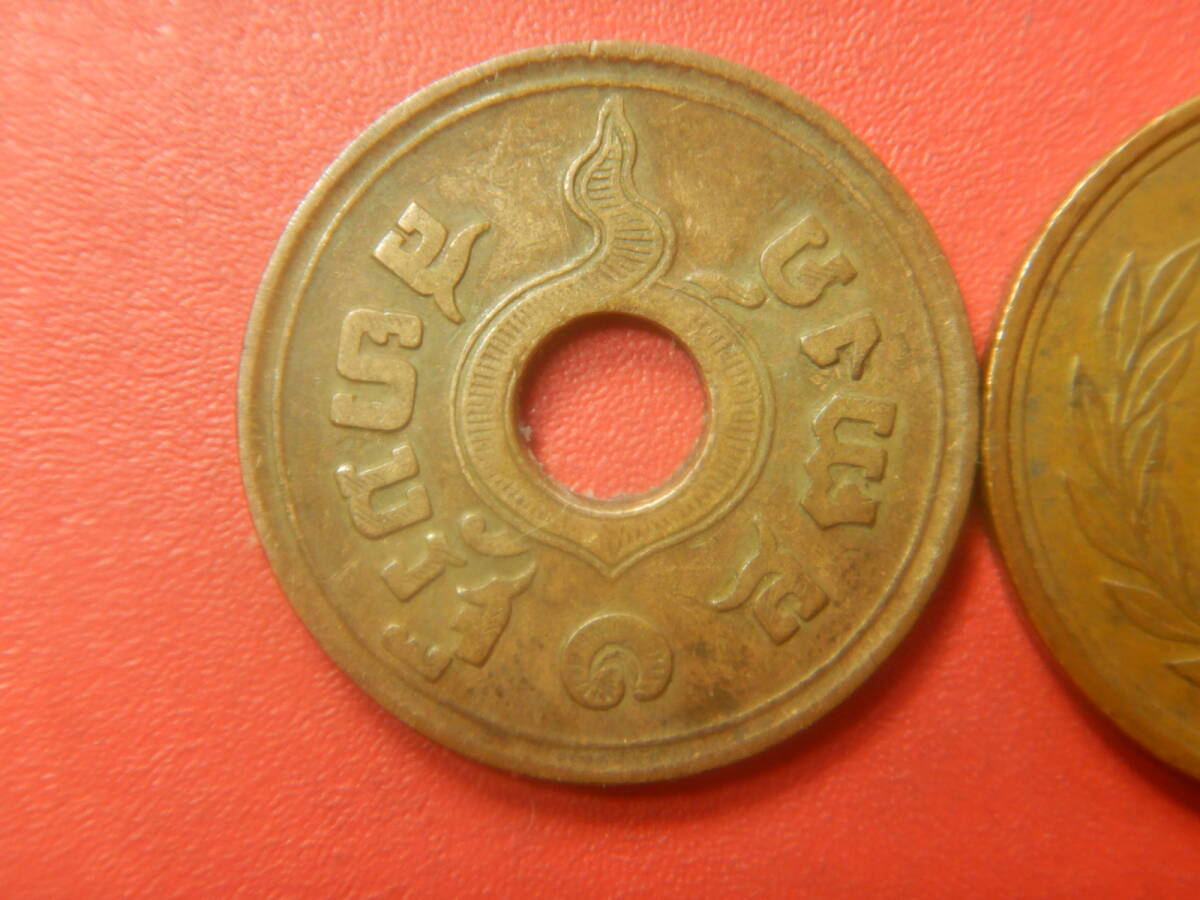 外国・タイ／１サタン青銅貨（1920年）　260226