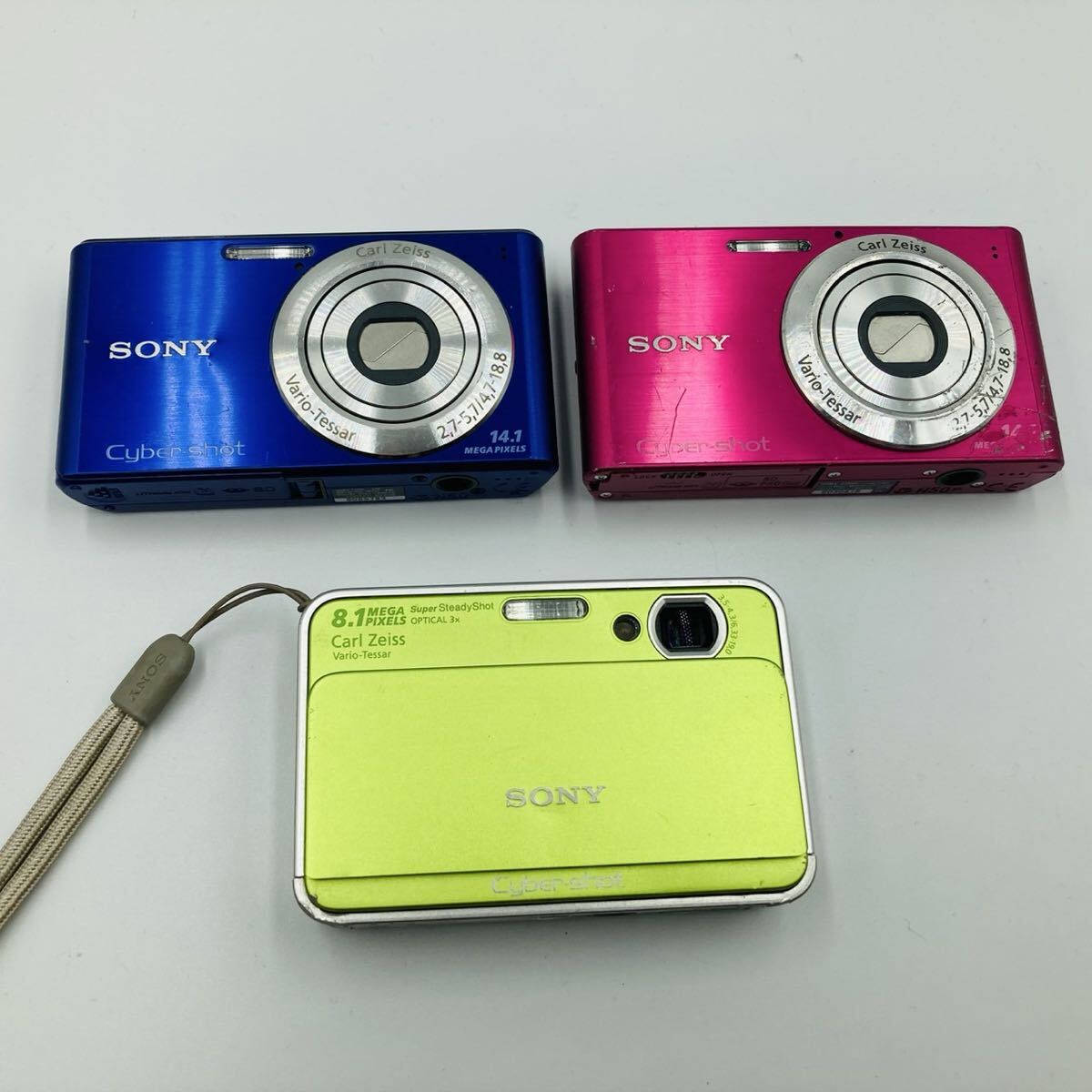 デジカメ 現状品 SONY Cyber-shot 3台 まとめ カメラ デジタルカメラ ソニー 動作未確認