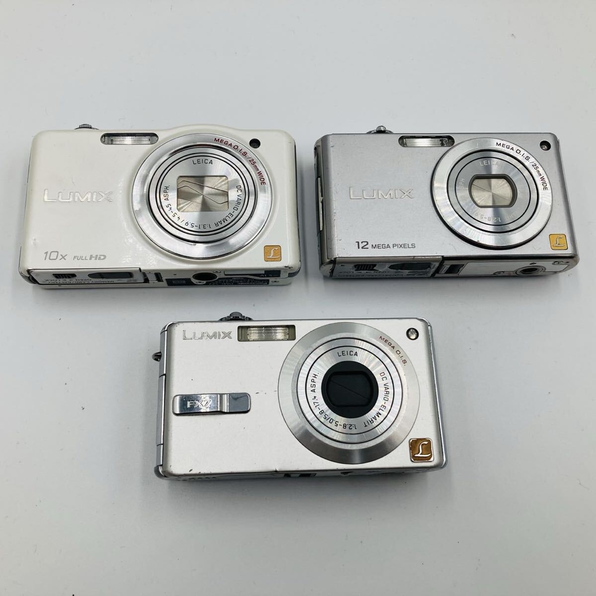 デジカメ 現状品 Panasonic LUMIX 3台 まとめ パナソニック カメラ 動作未確認