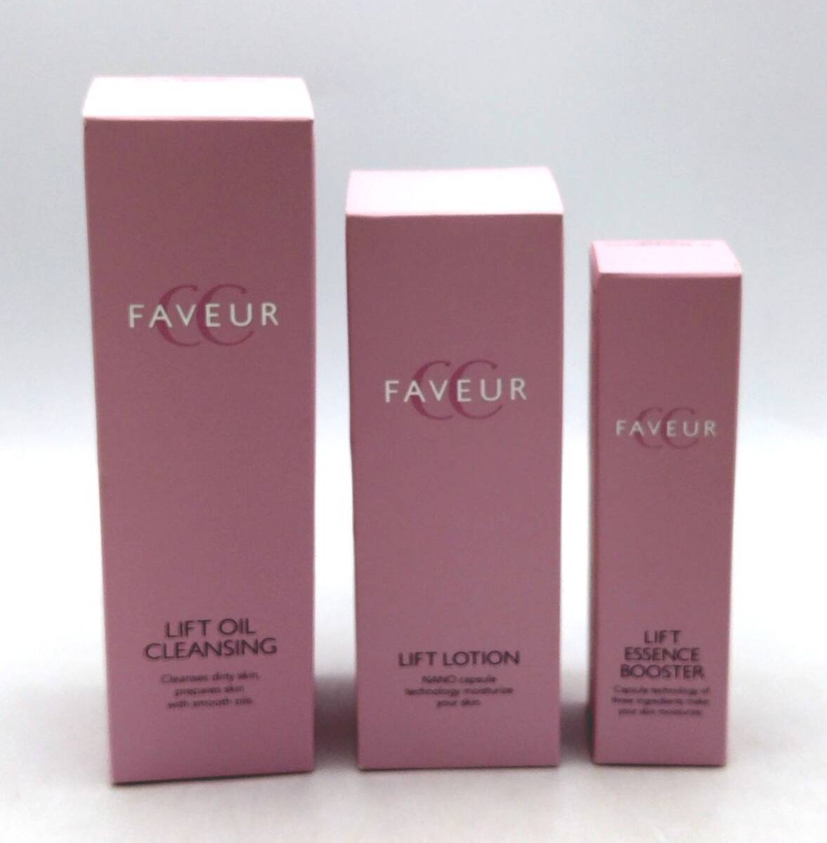 C①★全て新品 ファブール FAVEUR 3点 エッセンス ローション クレンジング 同不 60★