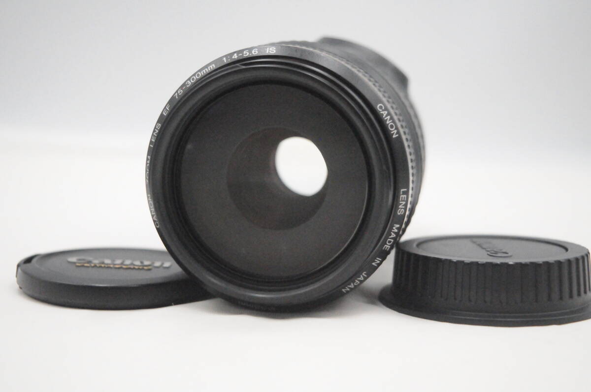 ★動作品★CANON キヤノン EF 75-300mm F4-5.6 IS USM★1000円スタート★C281★