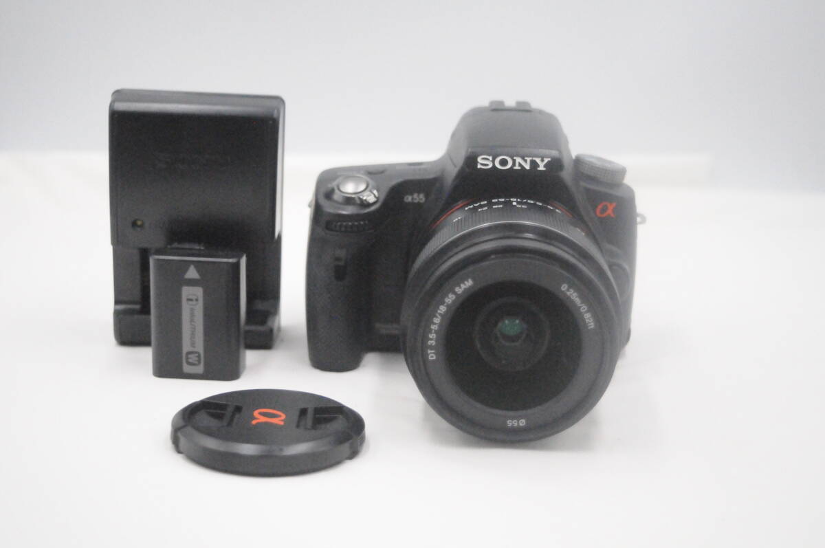 ★極上美品★SONY ソニー a 55 + DT 18-55mm F3.5-5.6 SAM★動作OK★AP144★
