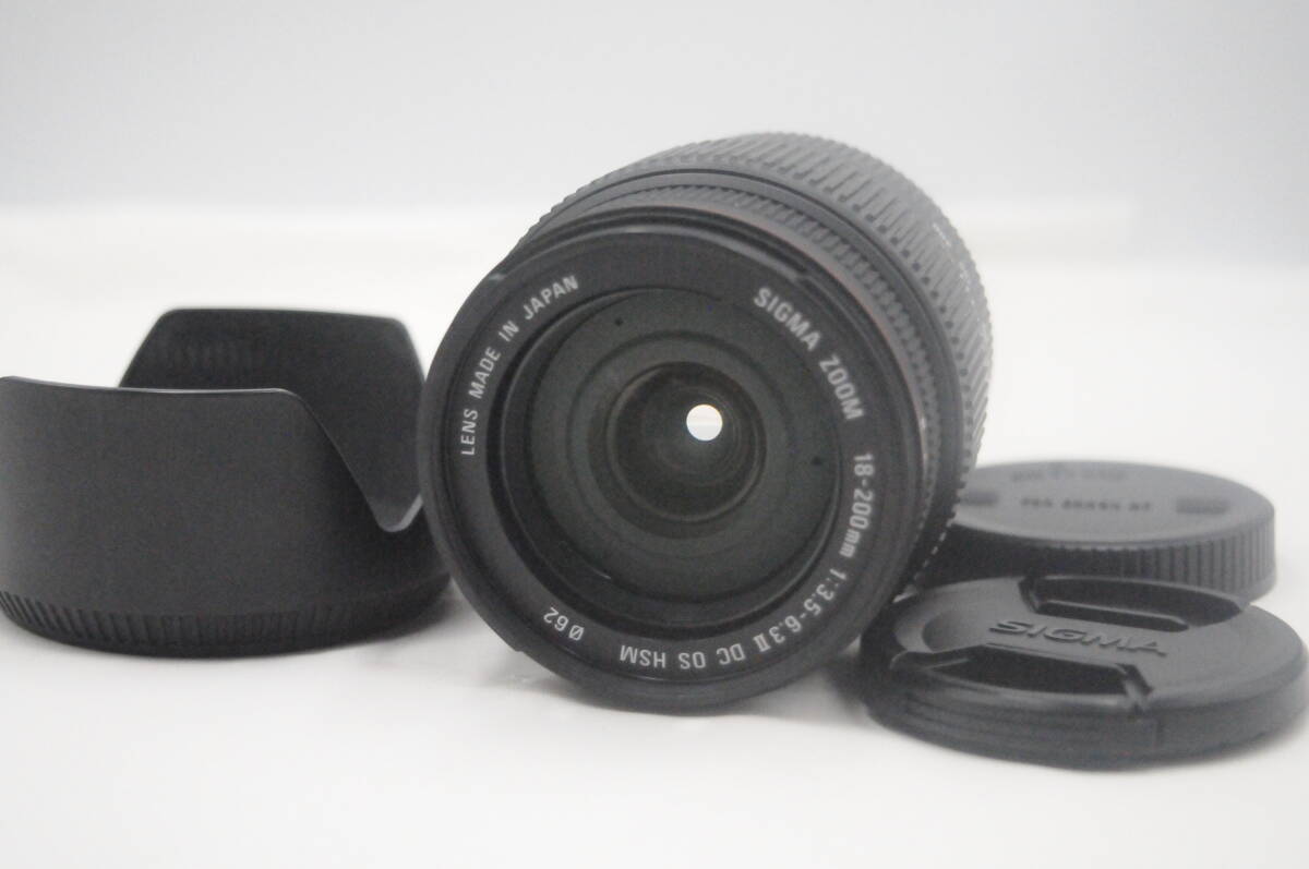 ★極上美品★SIGMA シグマ DC 18-200mm F3.5-6.3 II HSM OS CANON★動作OK★C296★