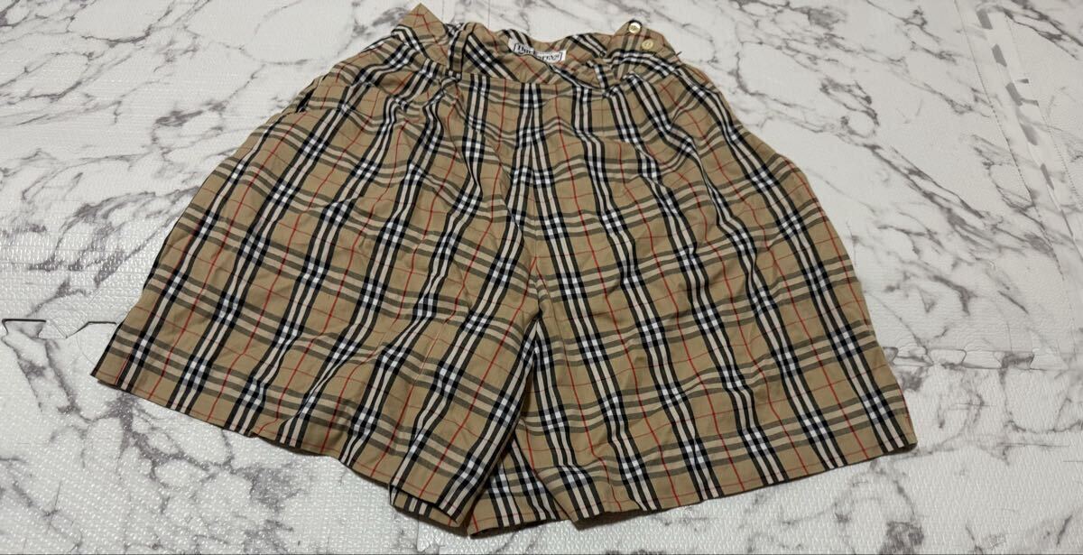 ★BURBERRY バーバリー ショートパンツ ハーフパンツ ノバチェック レディース 6サイズ