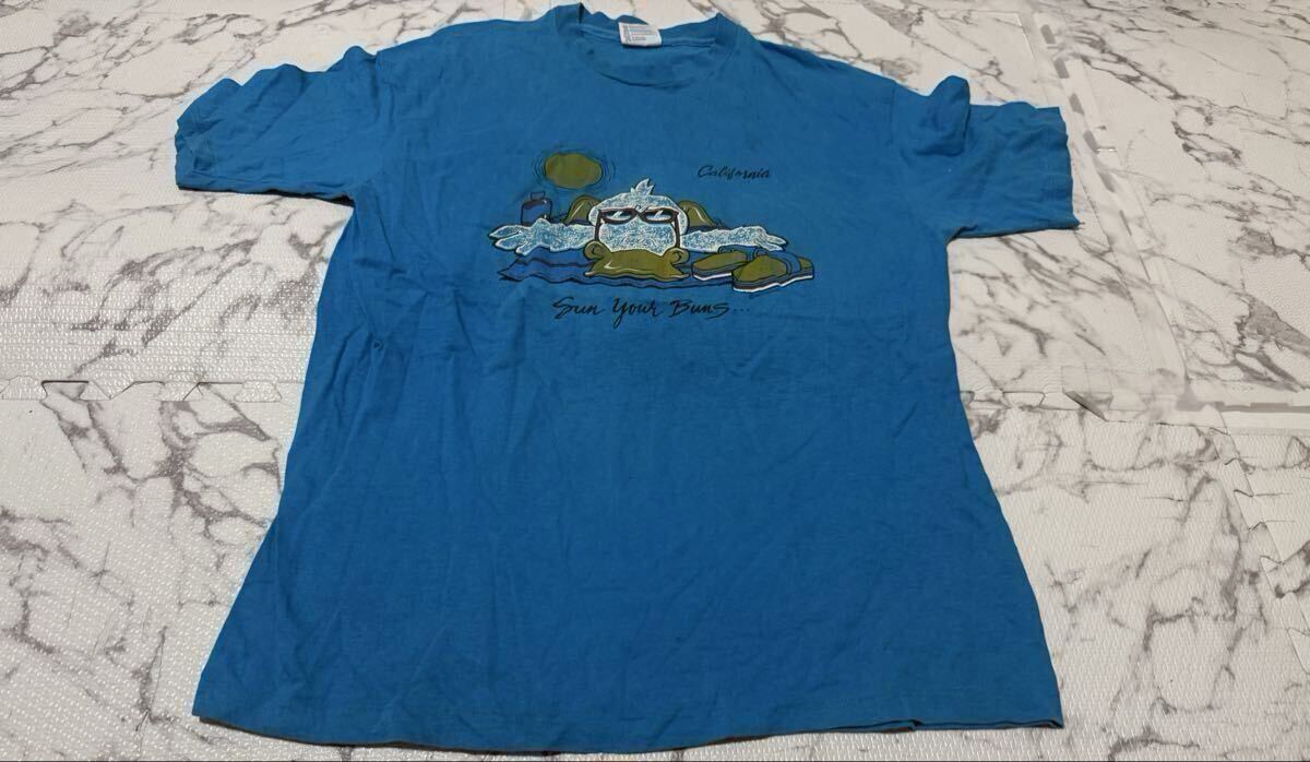 90s★Hanes ヘインズ 半袖 Tシャツ 半袖Tシャツ USA製 シングルステッチ ビンテージ　メンズ　XLサイズ
