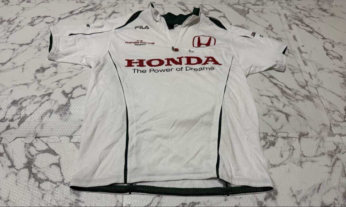 ★HONDA Racing ホンダレーシング F1 半袖 ポロシャツ　メンズ　Mサイズ相当