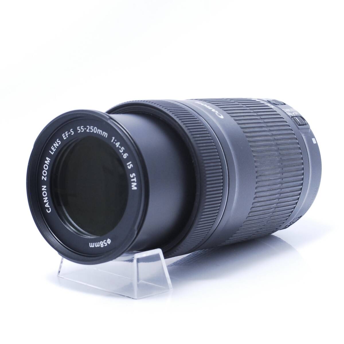 Canon EF-S 55-250mm F4-5.6 IS STM 望遠ズームレンズ 動作未確認 現状品