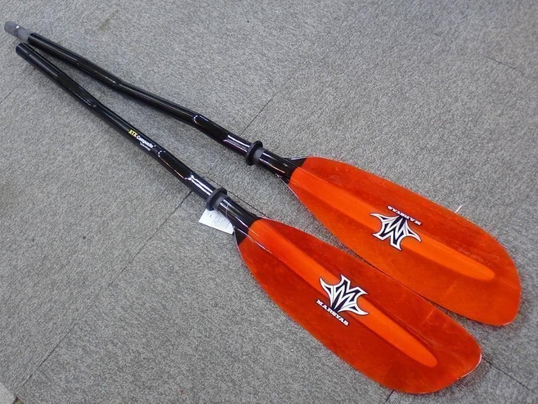 訳ありパドル　新品 未使用　Marsyas　グラス2Pエルゴ　225cm　3.5
