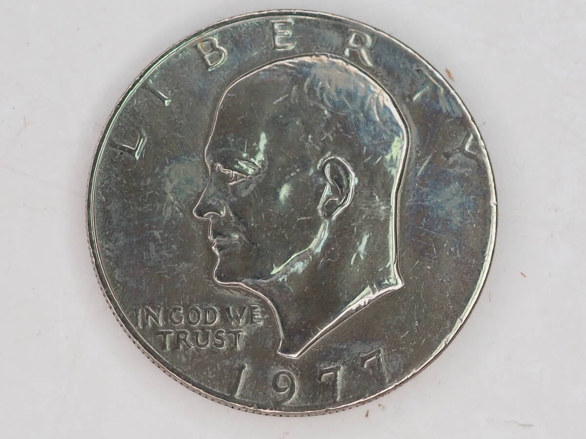アメリカ合衆国 1ドル硬貨 アイゼンハワー 1977年 LIBERTY リバティ アンティーク