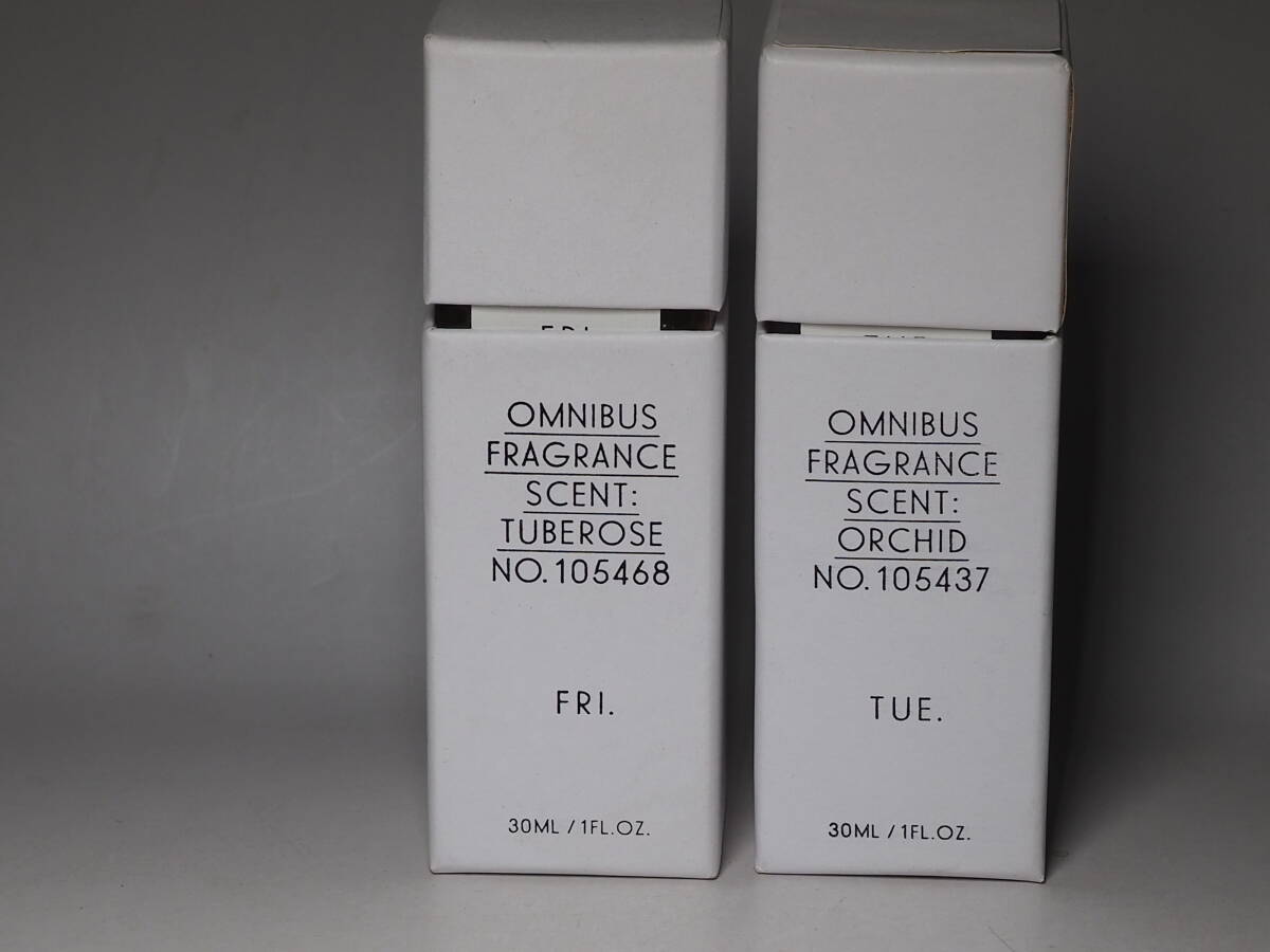 オムニバス フレグランス omnibus fregrace　30ML TUBEROSEとORCHID 2点セット