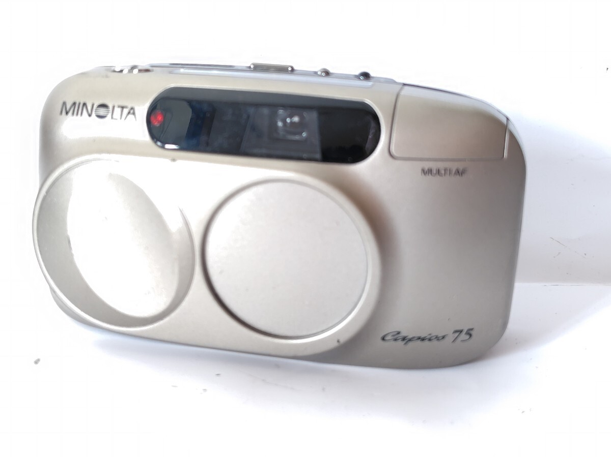 ★極上美品★MINOLTA ミノルタ Capios 75 シャッター フラッシュ 巻き上げ OK #B287