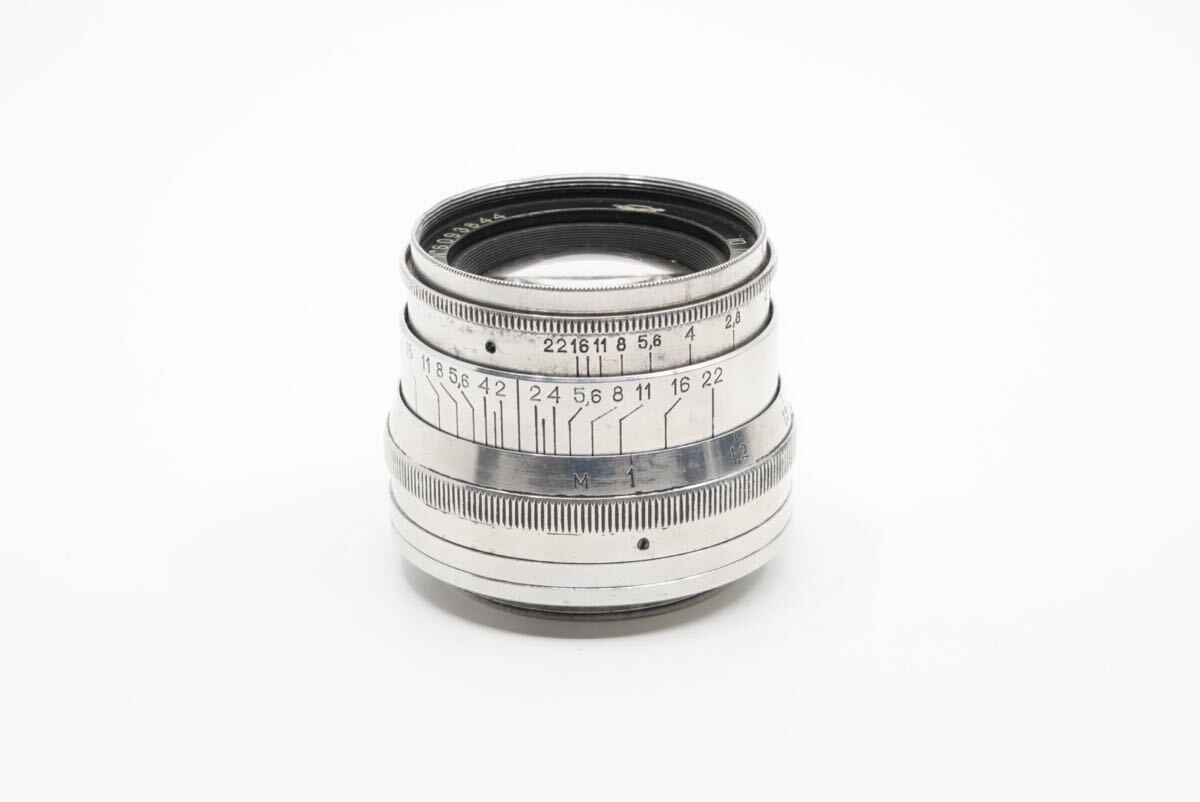 現状品 Jupiter-8 50mm f2 シルバー ジュピター8 l39 ライカLマウント オールドレンズ 単焦点 