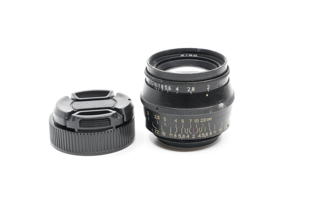 良〜美品 Jupiter-8 50mm f2 ブラック ジュピター8 l39 ライカLマウント オールドレンズ 単焦点 1
