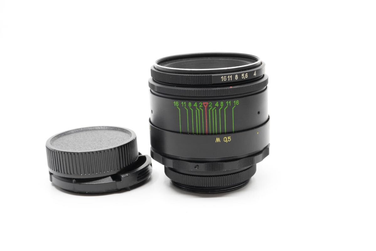 美品＋ 分解清掃済み Helios-44-2 58mm f2 ヘリオス44-2 M42 ぐるぐるボケ オールドレンズ 単焦点 1