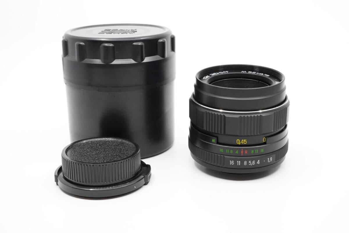 希少 未使用品 Zenitar-M 50mm f1.9 M42マウント 単焦点 オールドレンズ