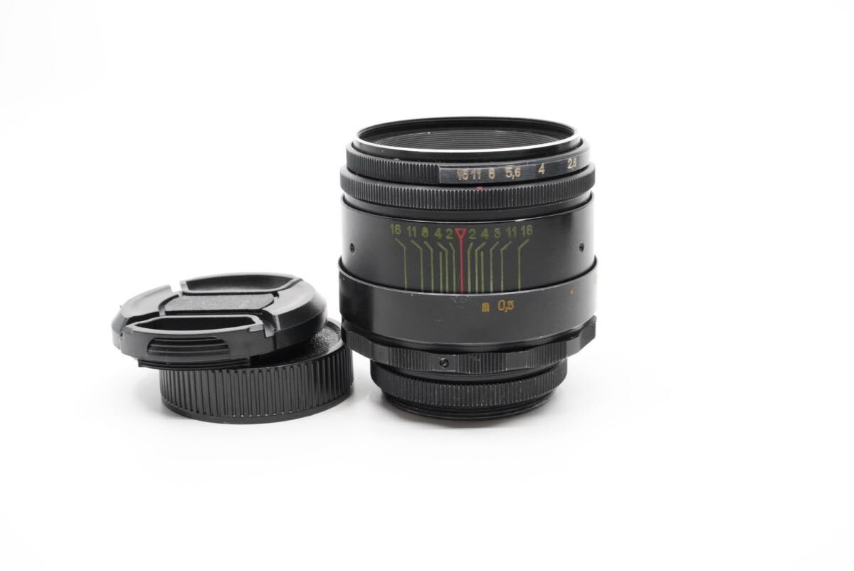 少し訳あり Helios-44-2 58mm f2 ヘリオス44-2 M42マウント ぐるぐるボケ オールドレンズ 単焦点 2