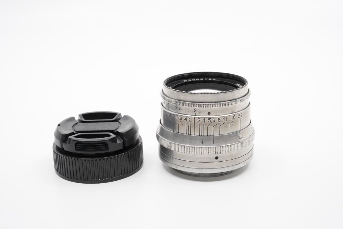 分解清掃済 Jupiter-8 50mm f2 シルバー ジュピター8 l39 ライカLマウント オールドレンズ 単焦点 1