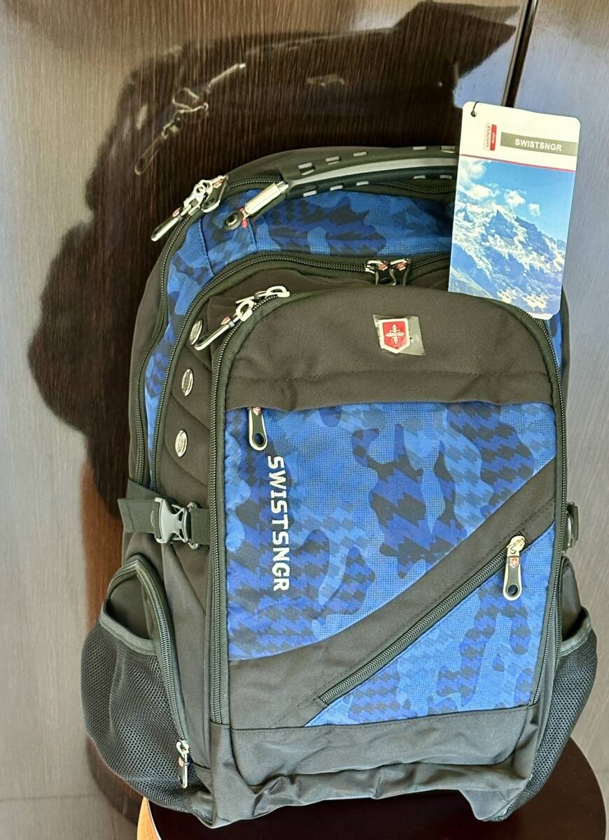 スイス ミリタリー 旅行＆通学＆通勤 パック 防水型 17Inch PC対応 45L BULL 新品 ☆札幌引取りOK