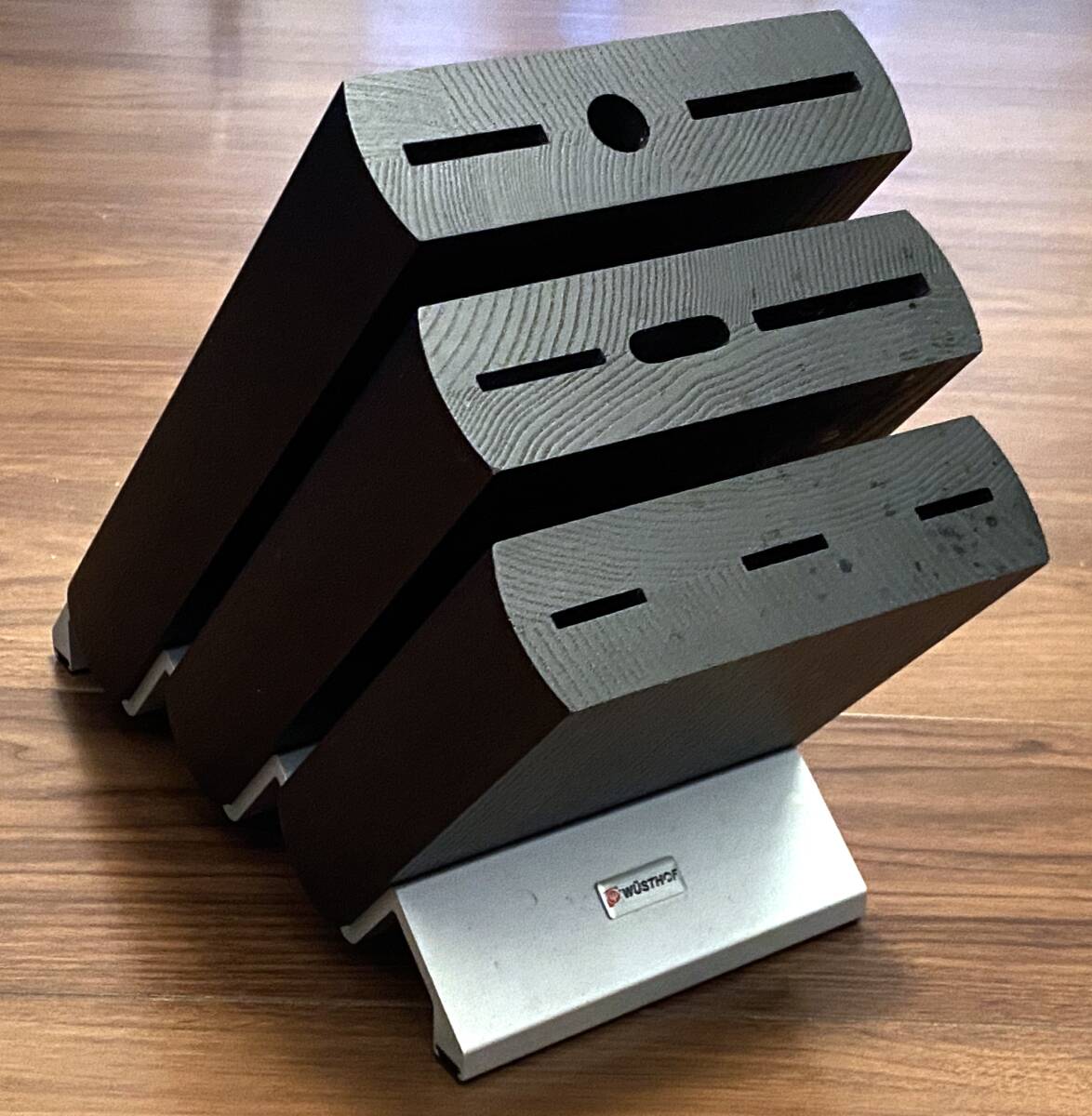 ●WUSTHOF(ヴォストフ) ナイフブロック ブラック 木製 ・ドイツ製 品番・7253●新品未使用●