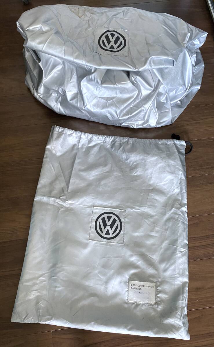 ●VW(フォルクスワーゲン)純正部品 ボディカバー ニュービートル9C系/カブリオレ(1YAZJ) シルバー 袋付き 品番・J1C GA1 A01●中古品●