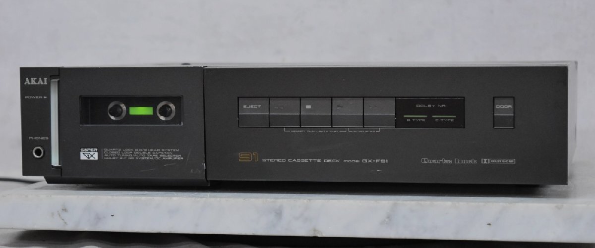 【J】AKAI GX-F91 カセットデッキ アカイ 2608700
