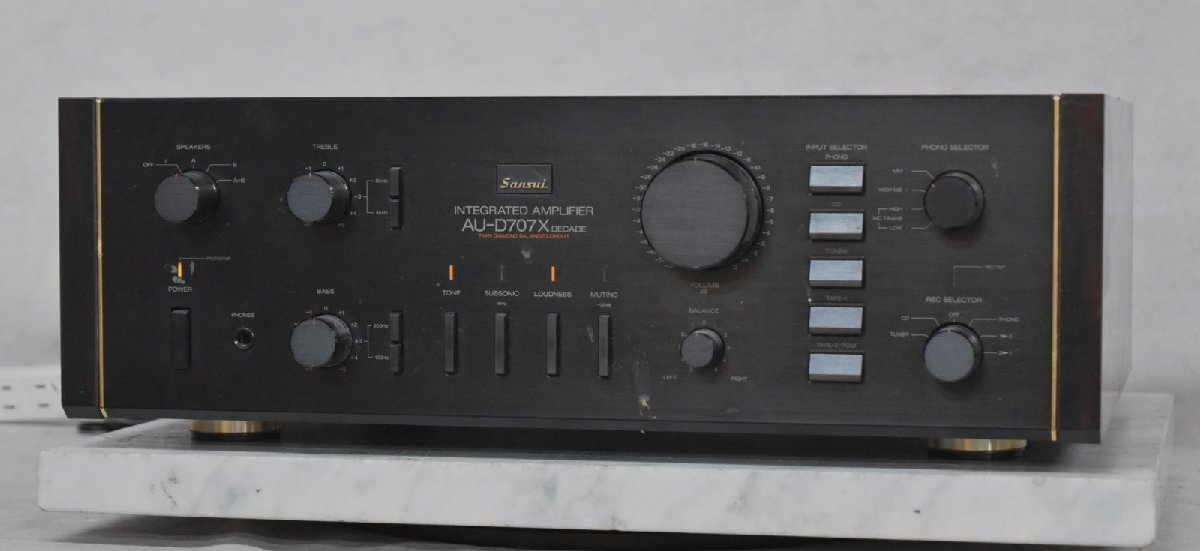 【D】SANSUI AU-D707X DECADE プリメインアンプ サンスイ 2608389