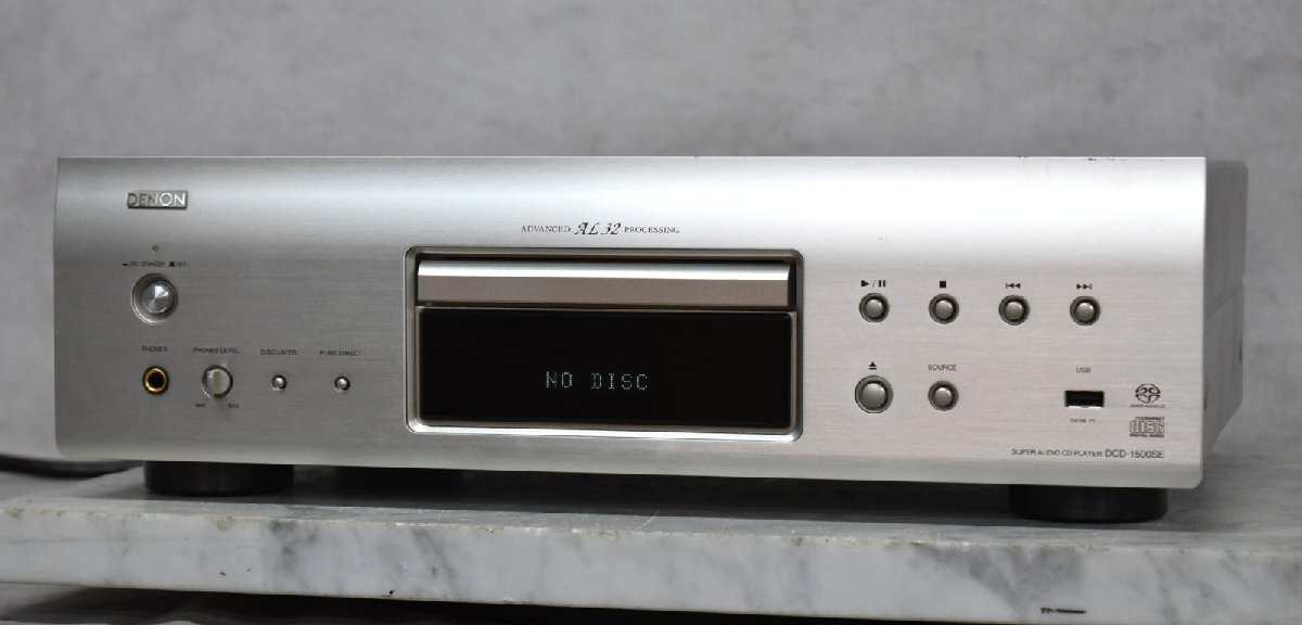 【C】DENON DCD-1500SE SACDプレーヤー デノン 2608578