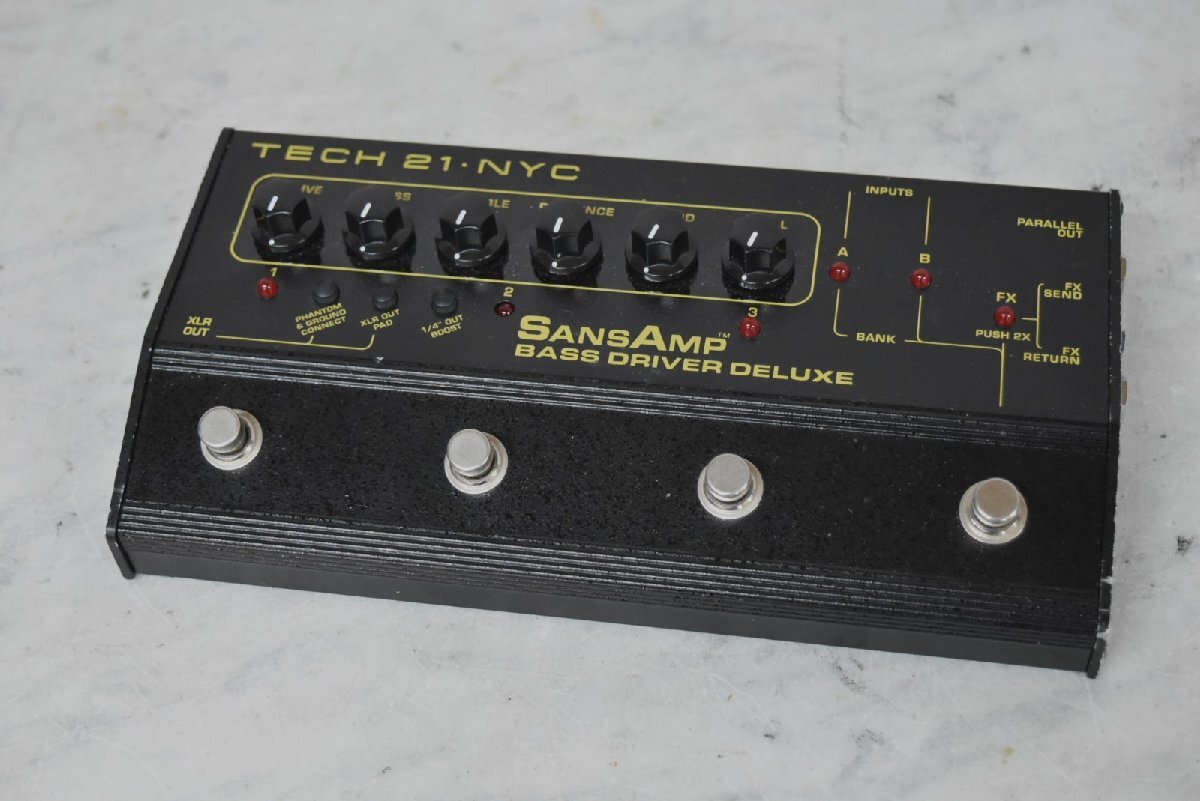 【G】Tech 21 SansAmp Bass Driver Deluxe ベースプリアンプ テック21 3302237