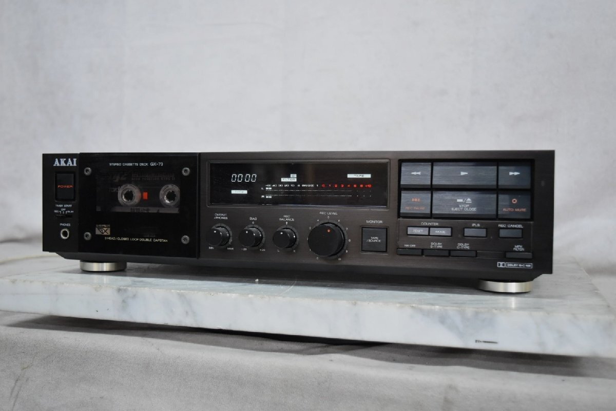 【J】AKAI GX-73 カセットデッキ アカイ 3302285