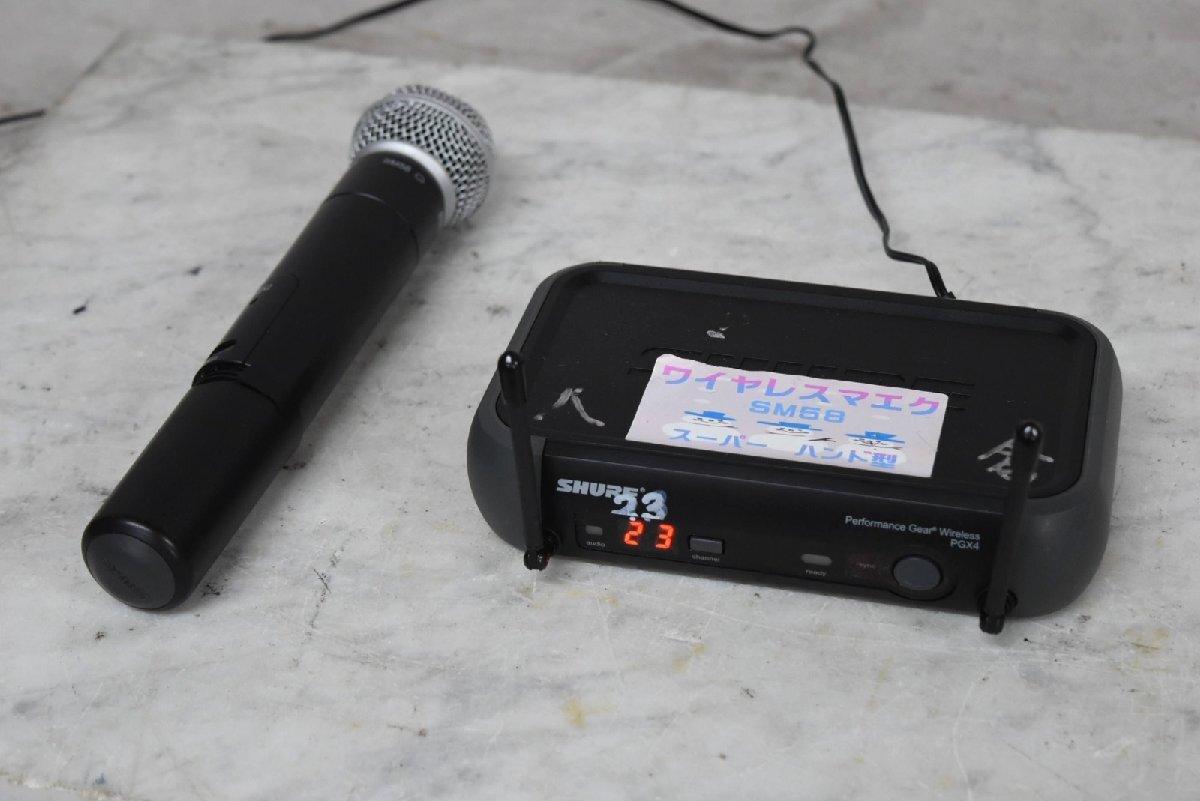 【J】SHURE PGX4/SM58 ワイヤレスマイクセット シュア 2608688